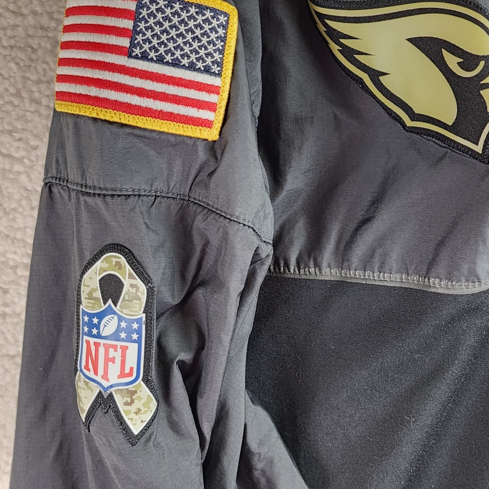 Arizona Cardinals Salute to Service Nike Jacket Mens Large Black Camo Hybrid‎ L - Picture 3 of 13